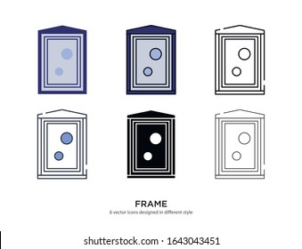 Vector template for frame design 