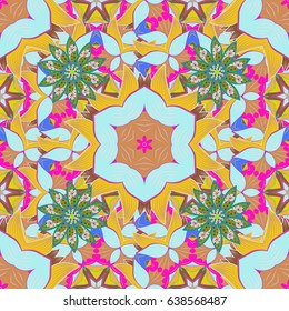 Vector template greeting card, invitation and advertising banner, brochure on a white background. Vintage Invitation or wedding card with mandala pattern and elegant floral elements.