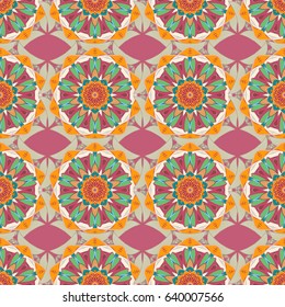 Vector template greeting card, invitation and advertising banner, brochure on a white background. Vintage Invitation or wedding card with mandala pattern and elegant floral elements.