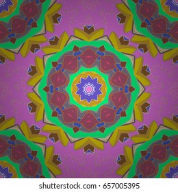 Vector template greeting card, invitation and advertising banner, brochure on a background. Vintage Invitation or wedding card with mandala pattern and elegant floral elements.