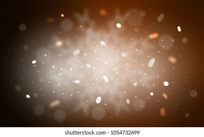Vector template with ice snowflakes. Blurred decorative design in xmas style with snow. The pattern can be used for new year leaflets.