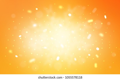Vector template with ice snowflakes. Blurred decorative design in xmas style with snow. New year design for your business advert.