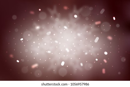 Vector template with ice snowflakes. Blurred decorative design in xmas style with snow. The pattern can be used for year new  websites.