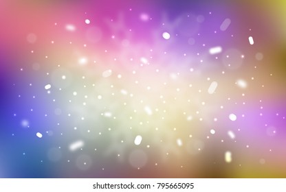 Vector template with ice snowflakes. Blurred decorative design in xmas style with snow. The pattern can be used for year new  websites.