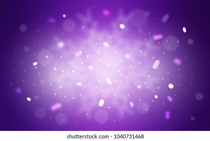 Vector template with ice snowflakes. Decorative shining illustration with snow on abstract template. New year design for your ad, poster, banner.