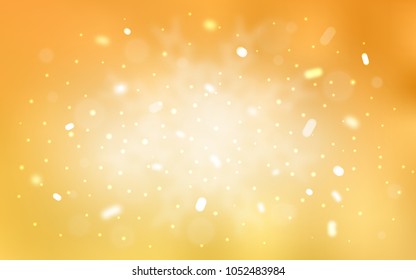 Vector template with ice snowflakes. Decorative shining illustration with snow on abstract template. The pattern can be used for new year ad, booklets.