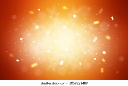 Vector template with ice snowflakes. Decorative shining illustration with snow on abstract template. The pattern can be used for new year leaflets.