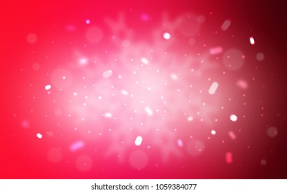 Vector template with ice snowflakes. Decorative shining illustration with snow on abstract template. The pattern can be used for new year ad, booklets.