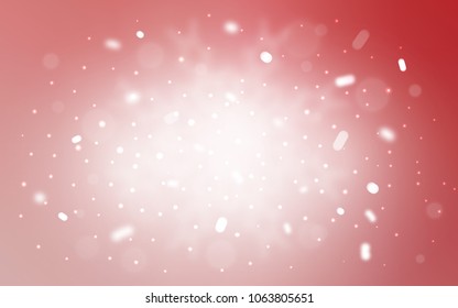 Vector template with ice snowflakes. Decorative shining illustration with snow on abstract template. The template can be used as a new year background.