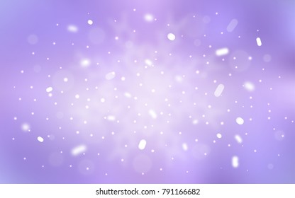 Vector template with ice snowflakes. Decorative shining illustration with snow on abstract template. The pattern can be used for year new  websites.