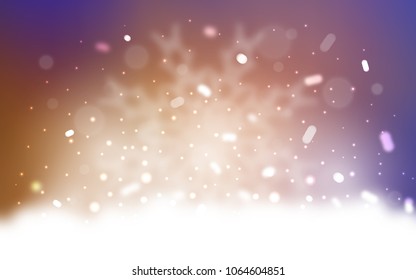 Vector template with ice snowflakes. Glitter abstract illustration with crystals of ice. The pattern can be used for year new  websites.