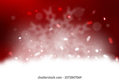Vector template with ice snowflakes. Glitter abstract illustration with crystals of ice. The pattern can be used for year new  websites.