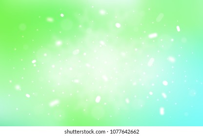 Vector template with ice snowflakes. Glitter abstract illustration with crystals of ice. The pattern can be used for year new  websites.