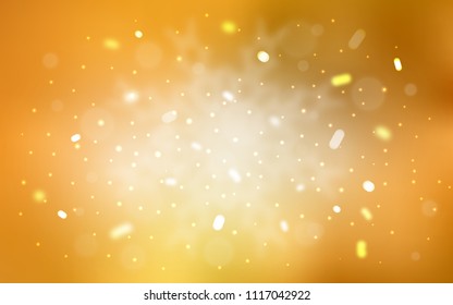 Vector template with ice snowflakes. Glitter abstract illustration with crystals of ice. New year design for your business advert.