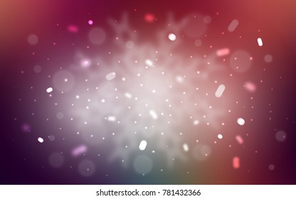 Vector template with ice snowflakes. Glitter abstract illustration with crystals of ice. New year design for your business advert.