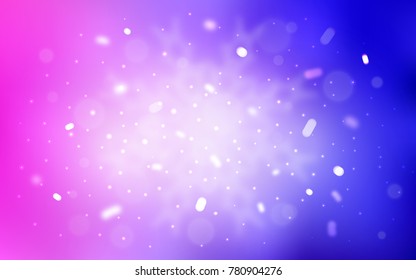 Vector template with ice snowflakes. Modern geometrical abstract illustration with crystals of ice. The pattern can be used for year new  websites.
