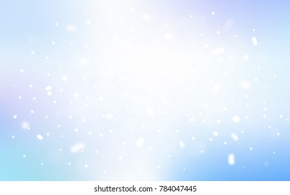 Vector template with ice snowflakes. Modern geometrical abstract illustration with crystals of ice. New year design for your ad, poster, banner.