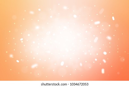 Vector template with ice snowflakes. Shining colored illustration with snow in christmas style. The template can be used as a new year background.