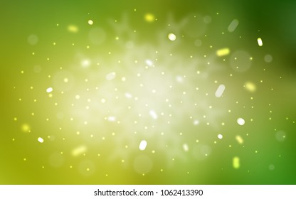 Vector template with ice snowflakes. Shining colored illustration with snow in christmas style. The pattern can be used for new year ad, booklets.