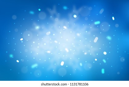 Vector template with ice snowflakes. Shining colored illustration with snow in christmas style. The pattern can be used for year new  websites.