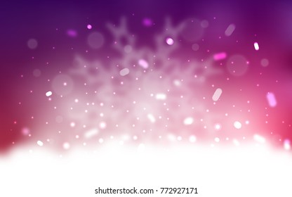 Vector template with ice snowflakes. Shining colored illustration with snow in christmas style. The pattern can be used for year new  websites.