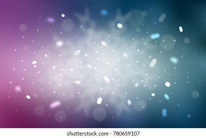 Vector template with ice snowflakes. Shining colored illustration with snow in christmas style. The pattern can be used for year new  websites.
