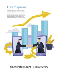 vector template Illustration of business approval
