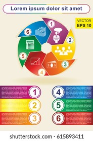 vector template infographics. business