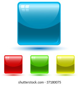 vector template of internet button. All layers are grouped.