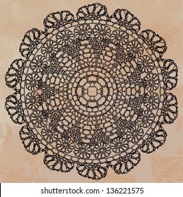 Vector template. Invitation card.