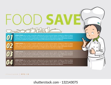 Vector template of Kitchen for knowledge / Kitchen Template 01 / -