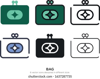 Vector template for klutch bags design with luxury seamless pattern!