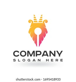 Elementos de diseño del logotipo de Vector Template Law Firme, Único, Moderno, Corporativo, Empresarial