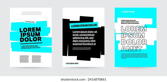 Vector template layout design. graphic design concept highlighter marker for poster, banner, event, printed or any business related.