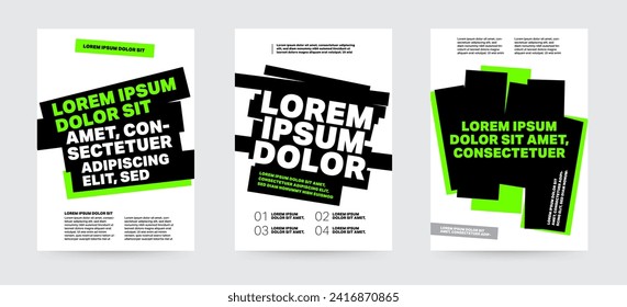 Vector template layout design. graphic design concept highlighter marker for poster, banner, event, printed or any business related.