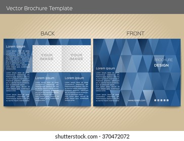 Vector template for leaflet