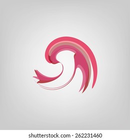 Vector template logo bird. Logo design.