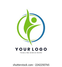 Vector template logo healthy  ilustration