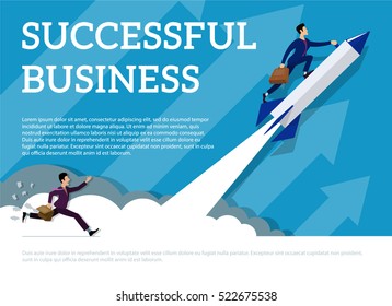 Vector template. Minimalist business concept