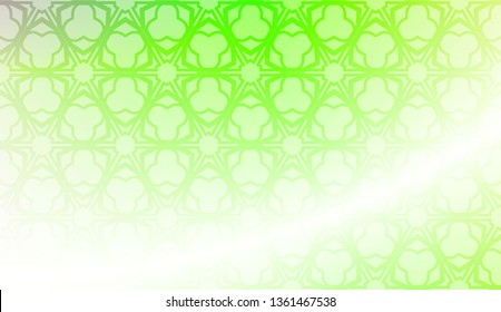 Vector template with modern geometrical abstract pattern. Gradient color.