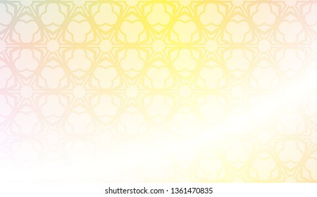 Vector template with Modern geometrical abstract pattern. Gradient color.