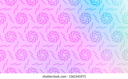 Vector template with Modern geometrical abstract pattern. Gradient color.