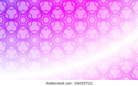 Vector template with Modern geometrical abstract pattern. Gradient color.