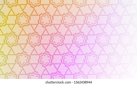 Vector template with Modern geometrical abstract pattern. Gradient color.