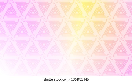 Vector template with Modern geometrical abstract pattern. Gradient color.