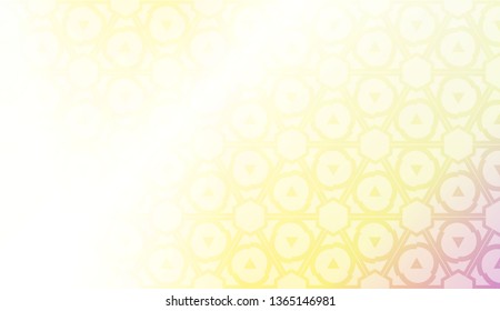 Vector template with Modern geometrical abstract pattern. Gradient color.