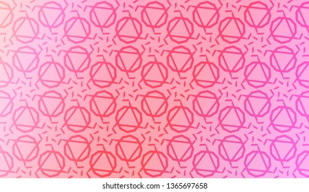 Vector template with Modern geometrical abstract pattern. Gradient color.