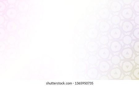 Vector template with Modern geometrical abstract pattern. Gradient color.