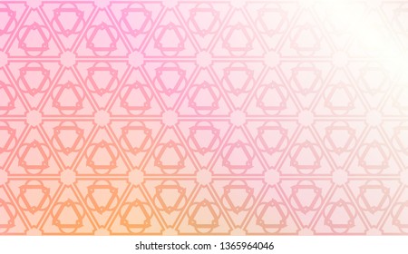 Vector template with Modern geometrical abstract pattern. Gradient color.