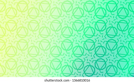 Vector template with Modern geometrical abstract pattern. Gradient color.